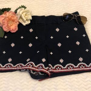 Loft Short blue with and red